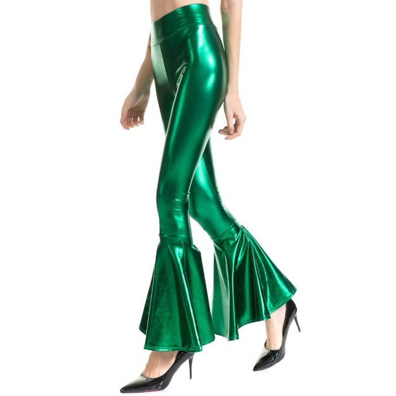 Retro 70s Disco Hippie Club Trousers Bell Bottoms