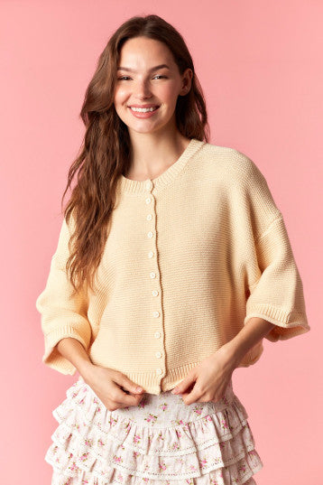 IKJ300821-01 Thin Striped Sweater Cardigan