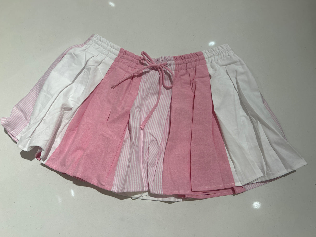 IP300469-01 Solid w/stripe mixed pleats