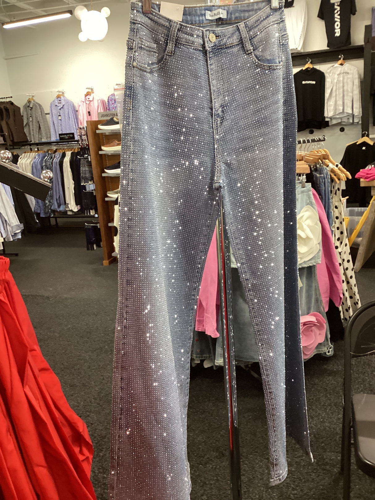 3621 Rhinestone Denim Jeans