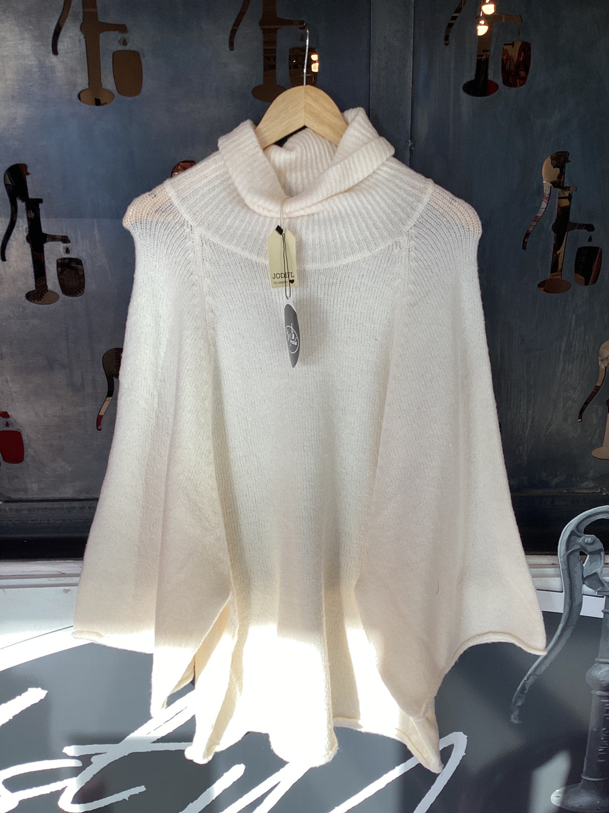 H10200 Hot Pink/Ivory/Grey Sweater by Jodifl