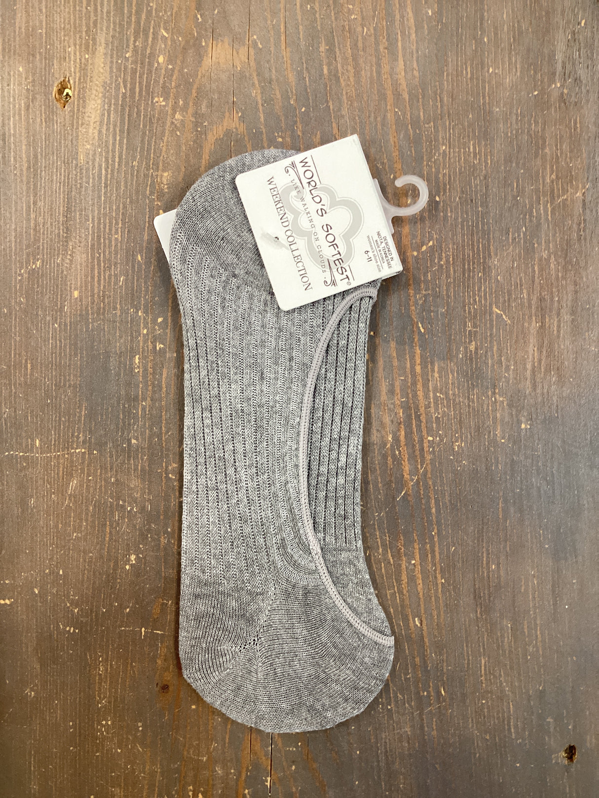 75499 WSLINER Heather Grey 025 Liner Low Cut/No Show