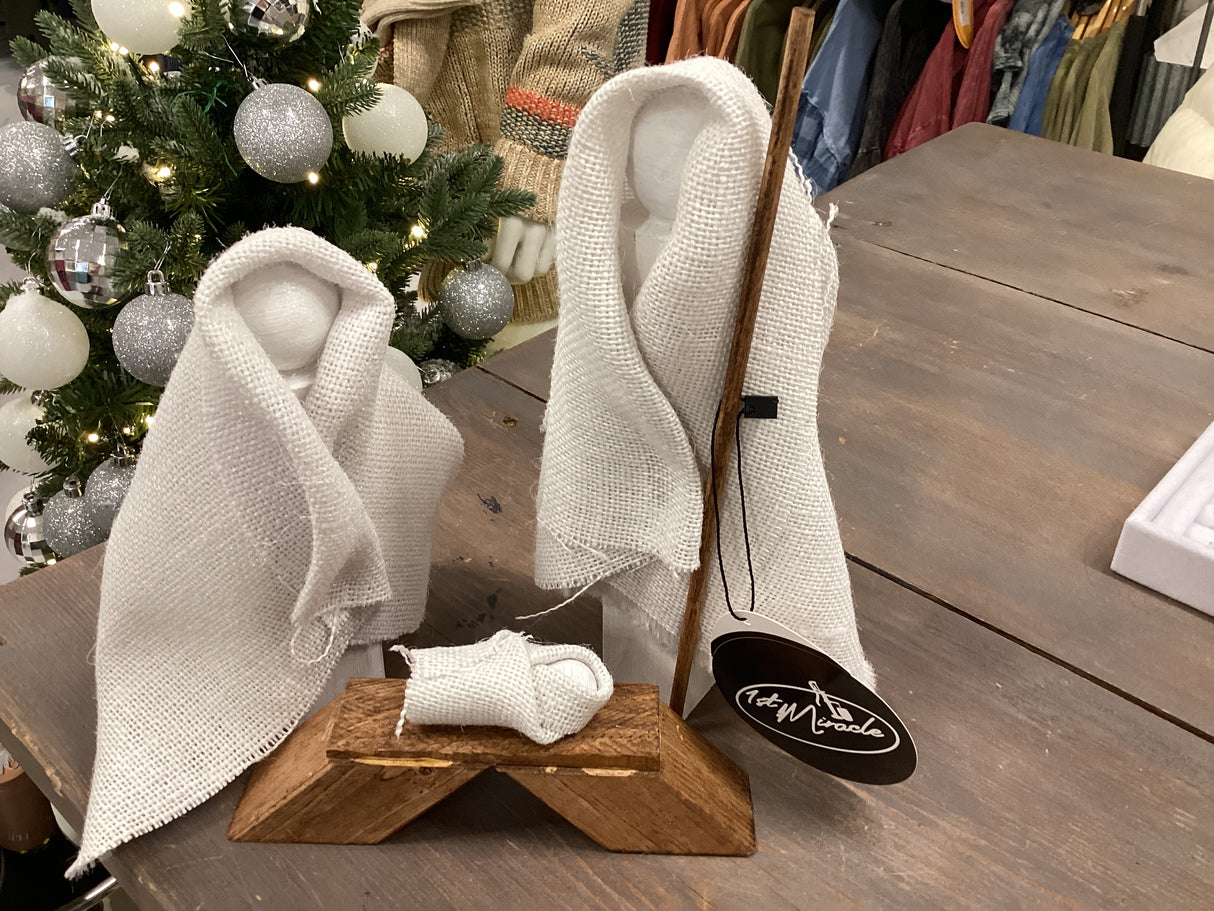 Simple Manger Scene-Made in Idaho, USA