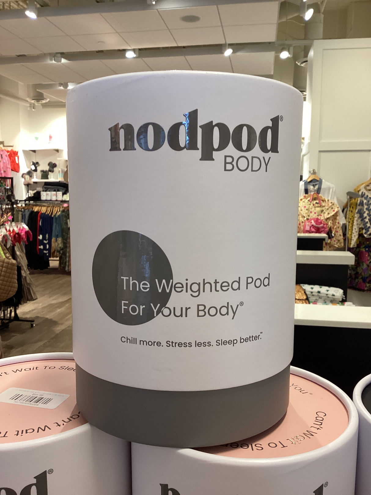 857465006258 THE WEIGHTED POD FOR YOUR  BODY - Elephant Gray