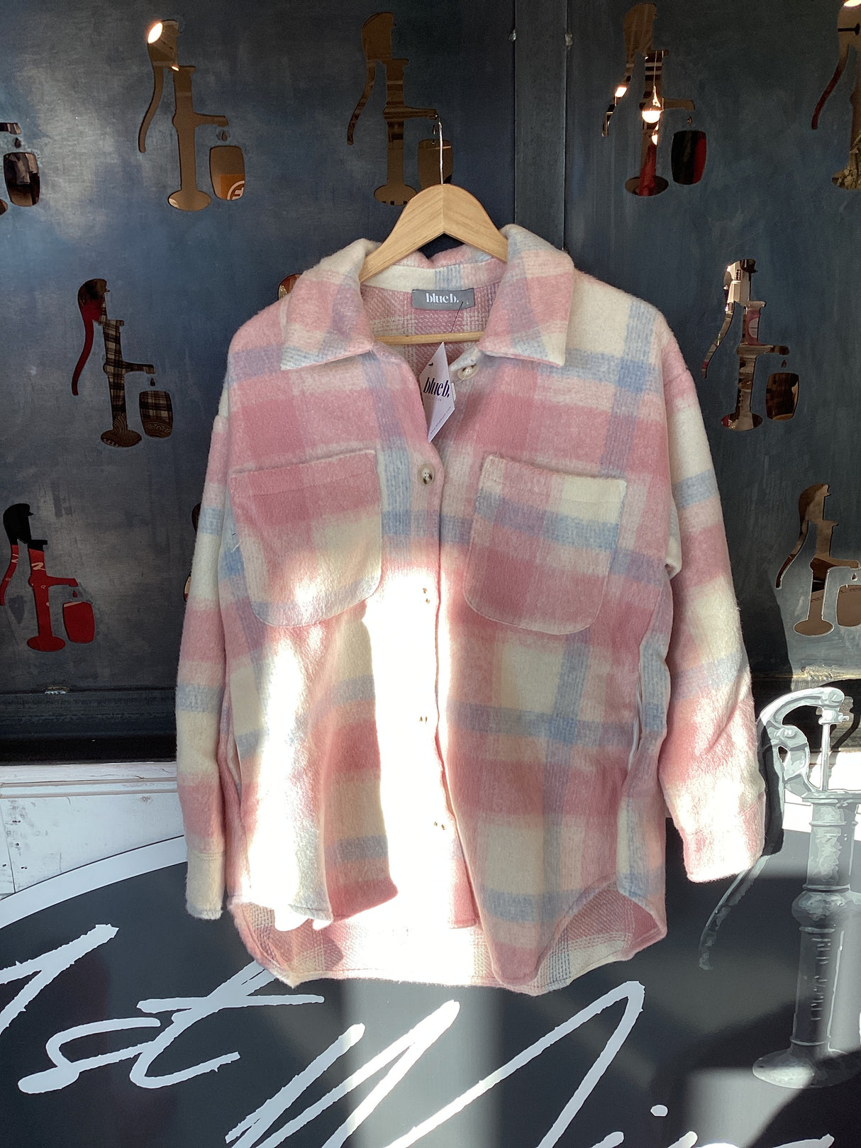 32826J Brushed Yam Loose Jacket