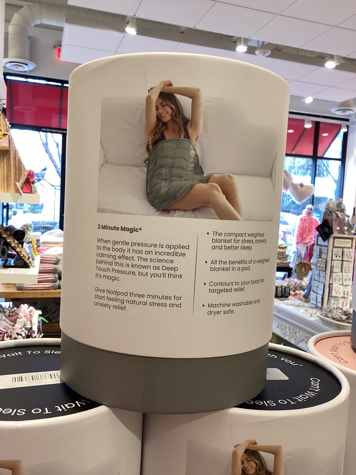 857465006258 THE WEIGHTED POD FOR YOUR  BODY - Elephant Gray