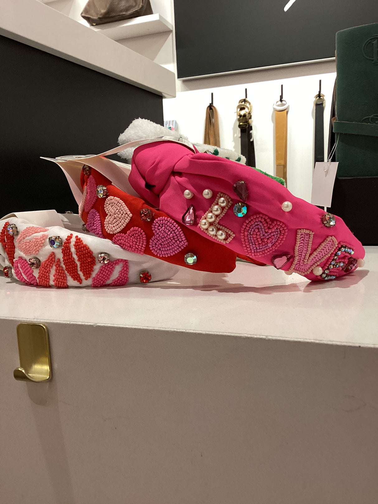 80160056 Valentine Beaded Headband