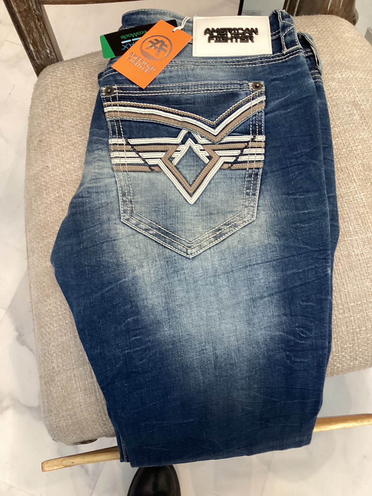 DEFENDER VOID THURMAN-R THURMAN WASH jeans by American Fighter