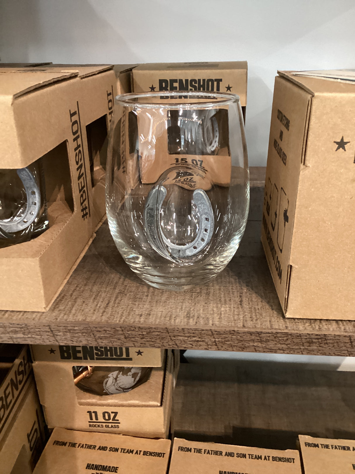 Ben Shot Wine Glass Horseshoe