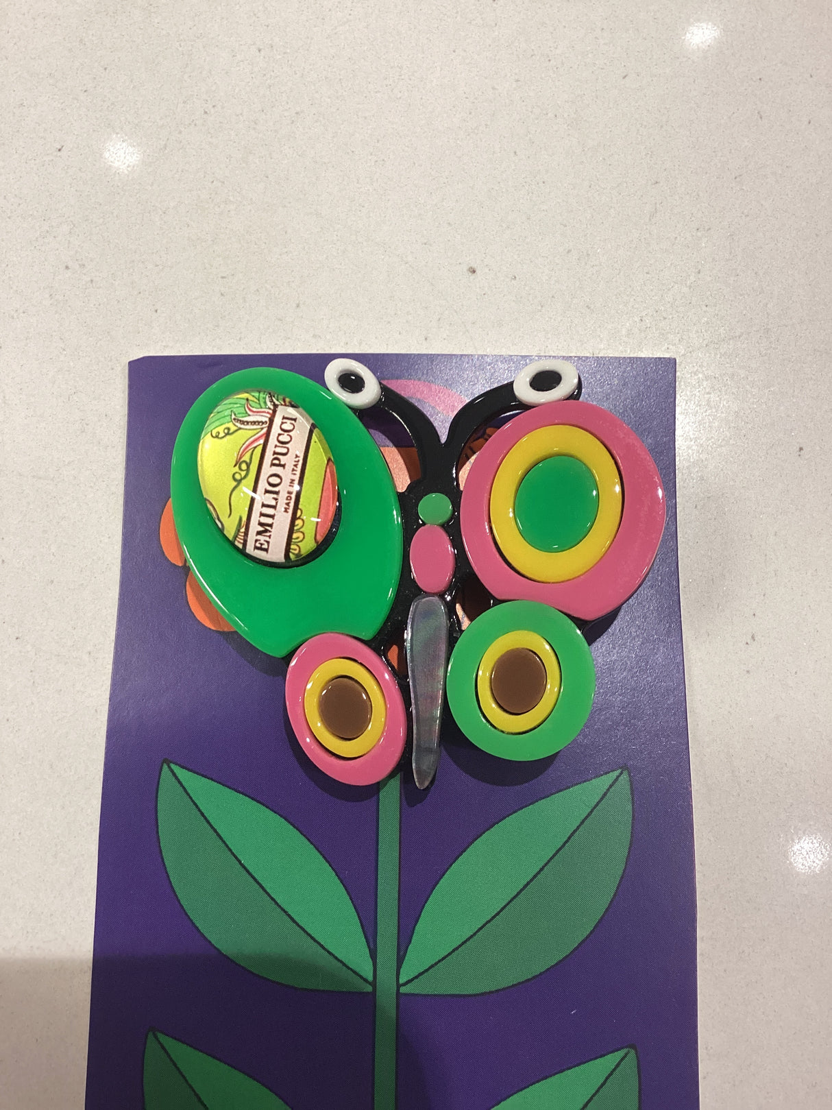 24-O BUTTERFLY HAIR CLIP