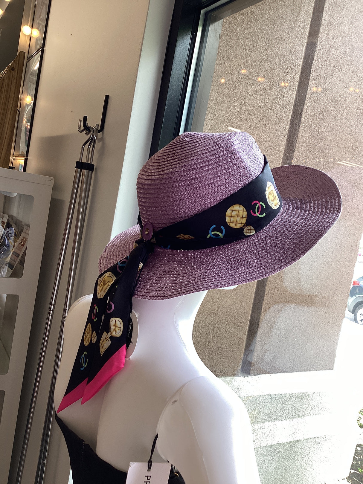 25-K HAT PURPLE C SCARF
