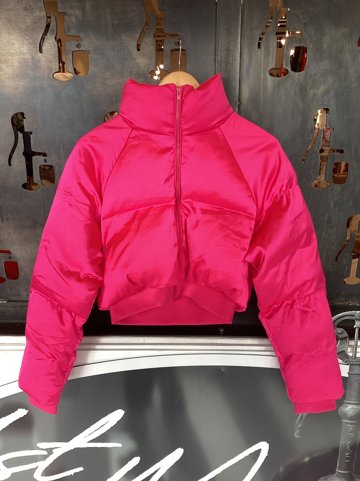 2307-45LJZ Fuchsia/Black Coat