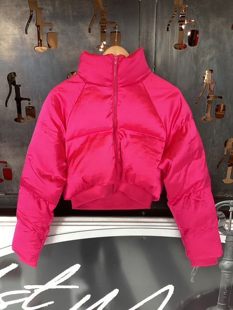 2307-45LJZ Fuchsia/Black Coat