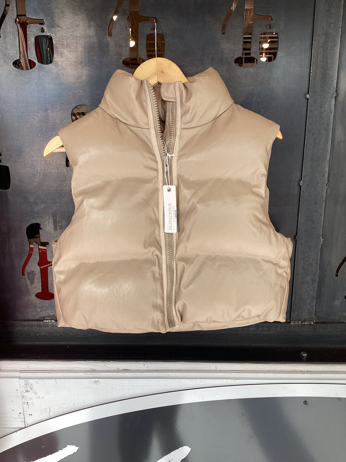 2204-244LVZ Vest Khaki/White