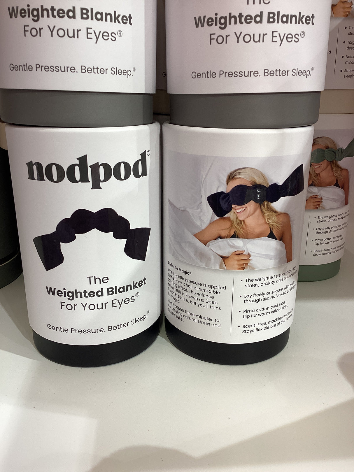 857465006043 THE WEIGHTED BLANKET FOR YOUR EYES - Black Onyx