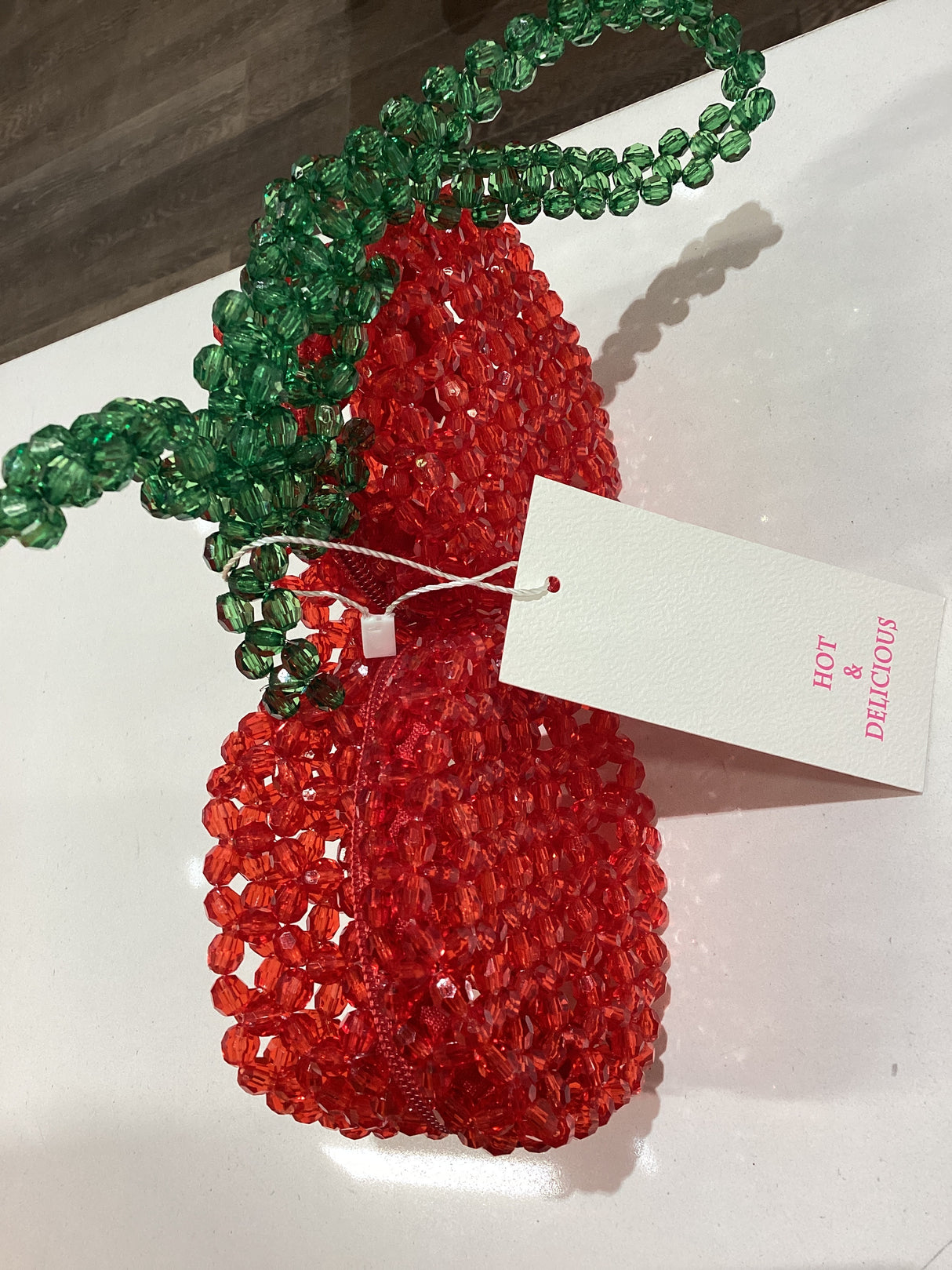 HDB33354 CHERRY BEAD MINI BAG