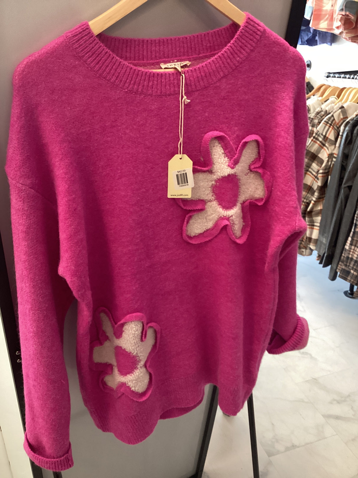 H10297 Hot Pink/Ivory