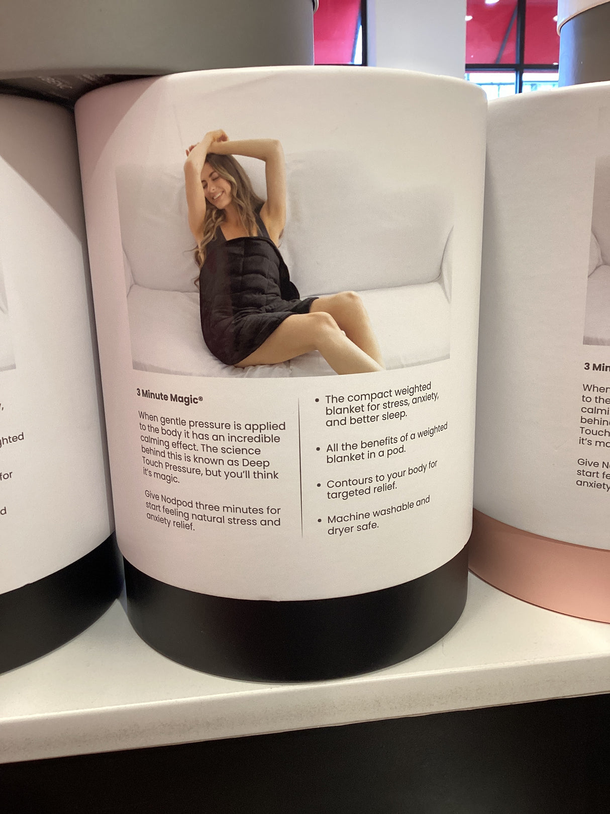 857465006265 THE WEIGHTED POD FOR YOUR  BODY - Black Onyx