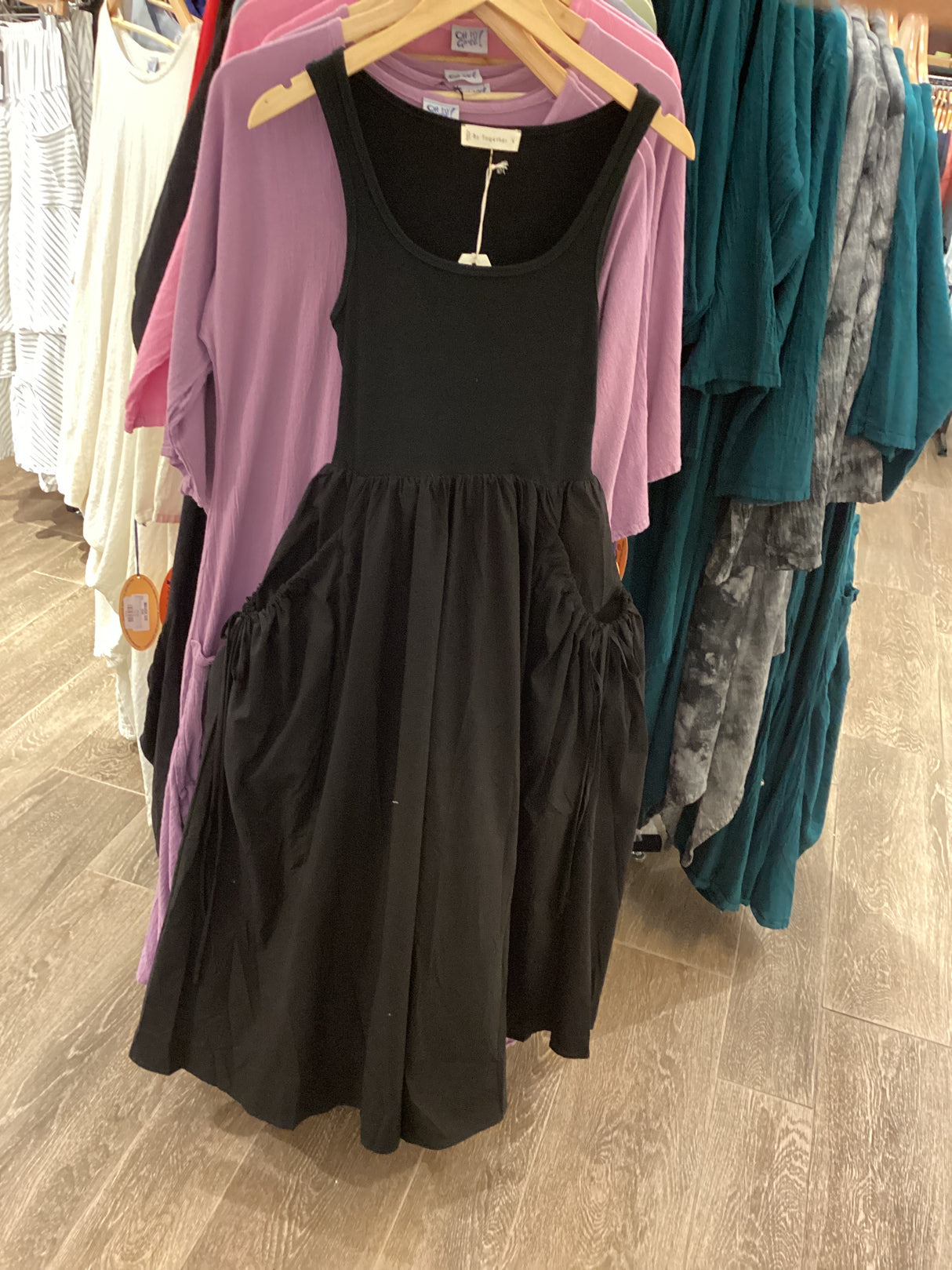 L8015 LUCCA BODICE DRESS WOVEN