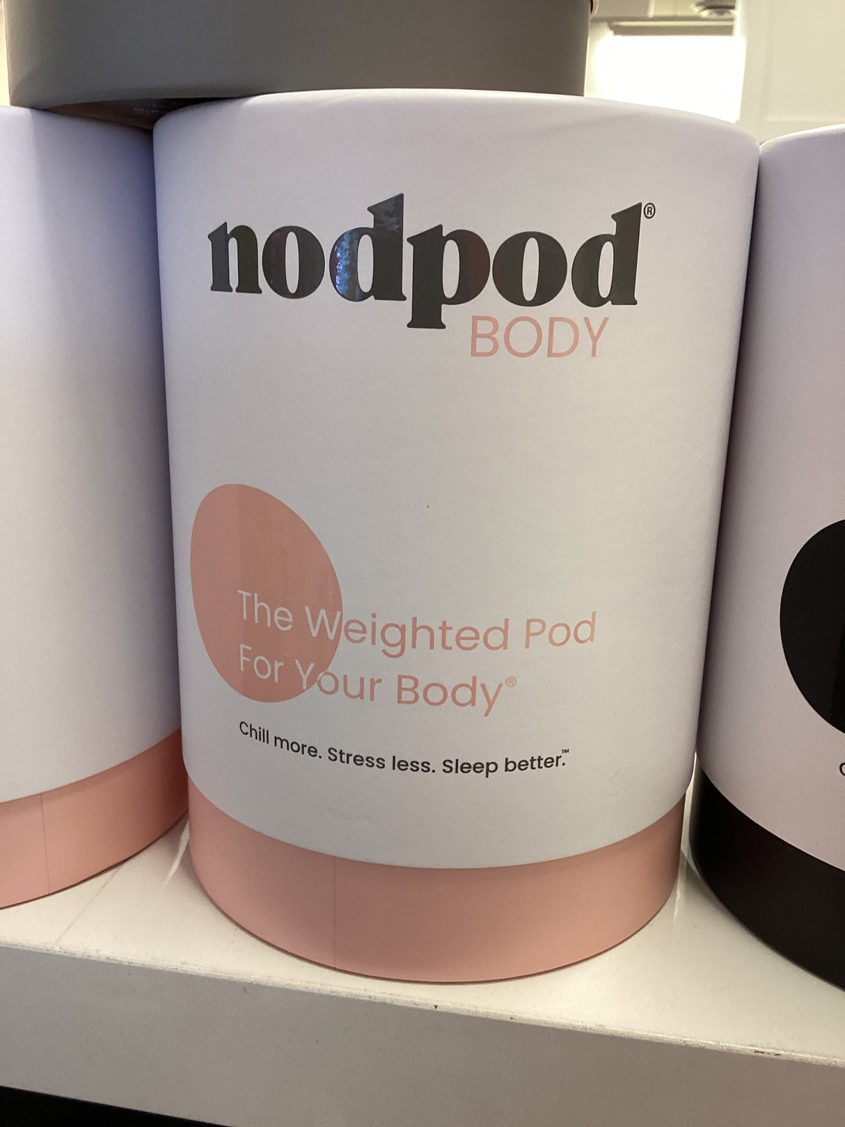 857465006289 THE WEIGHTED POD FOR YOUR  BODY - Blush Pink
