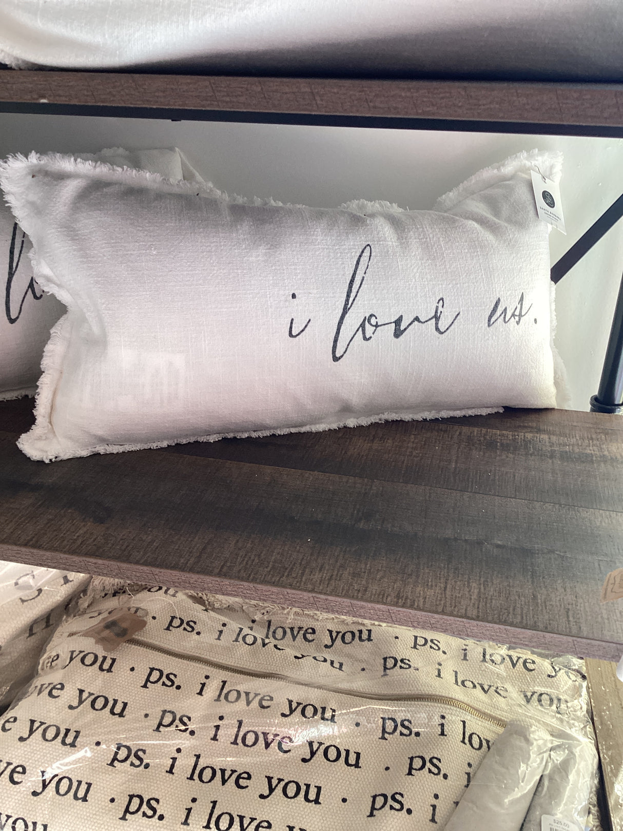 G2249 SBDS-F2F I Love Us 12x22 Pillow