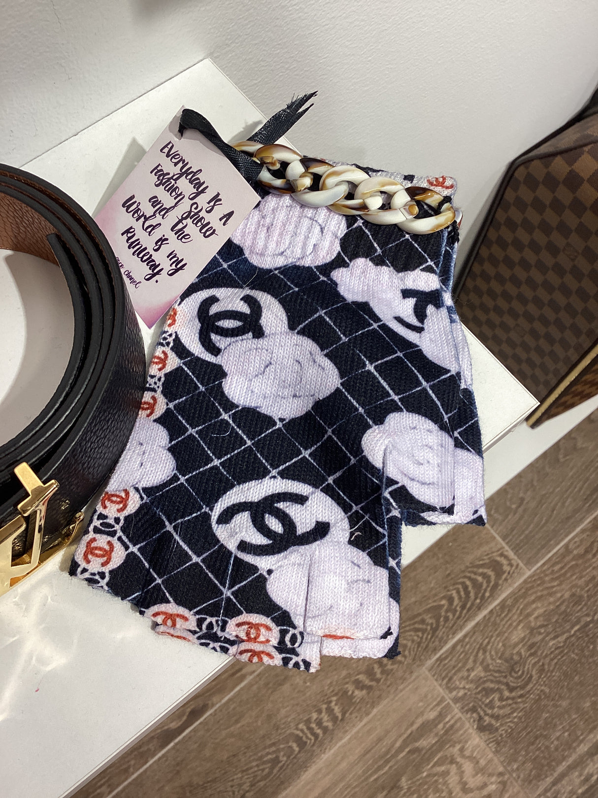 20C fingerless gloves