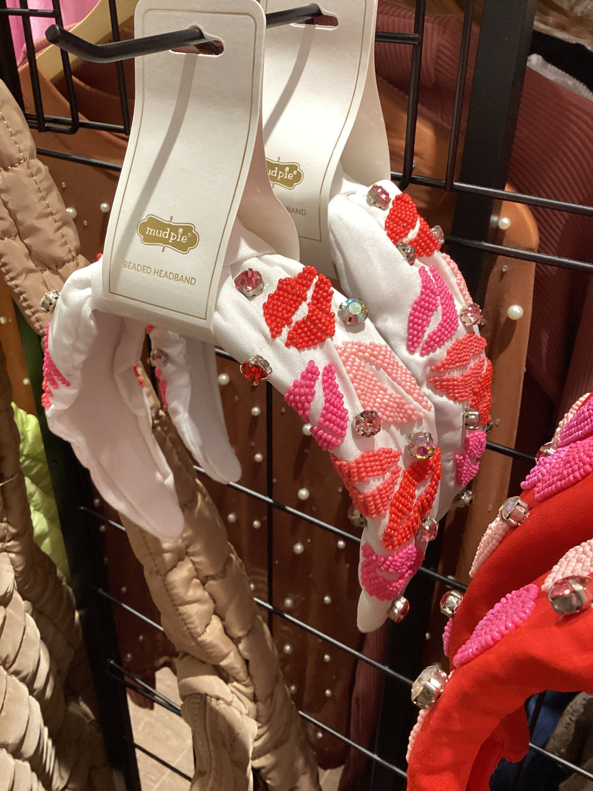 80160056 Valentine Beaded Headband