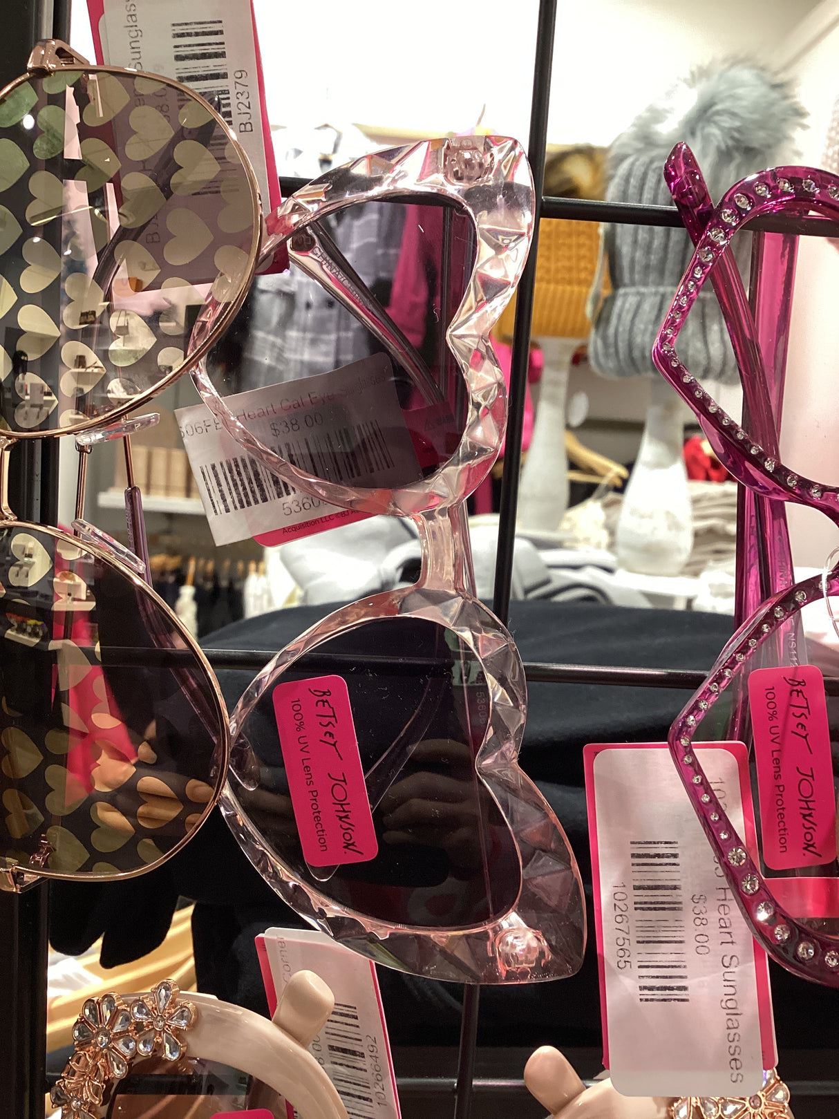 53606FBJ Heart Cat Eye Sunglasses