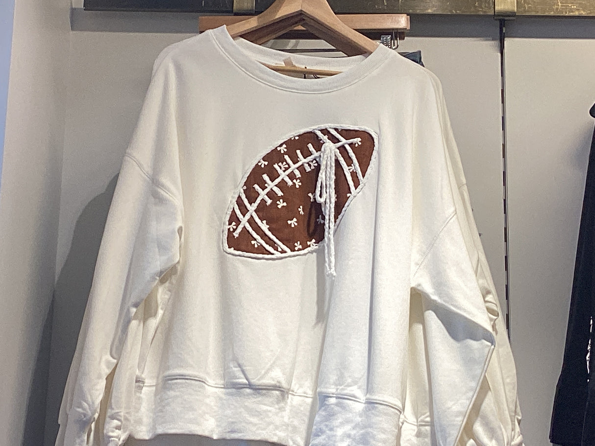 IKT38770-72 Twill Football Sweatshirt