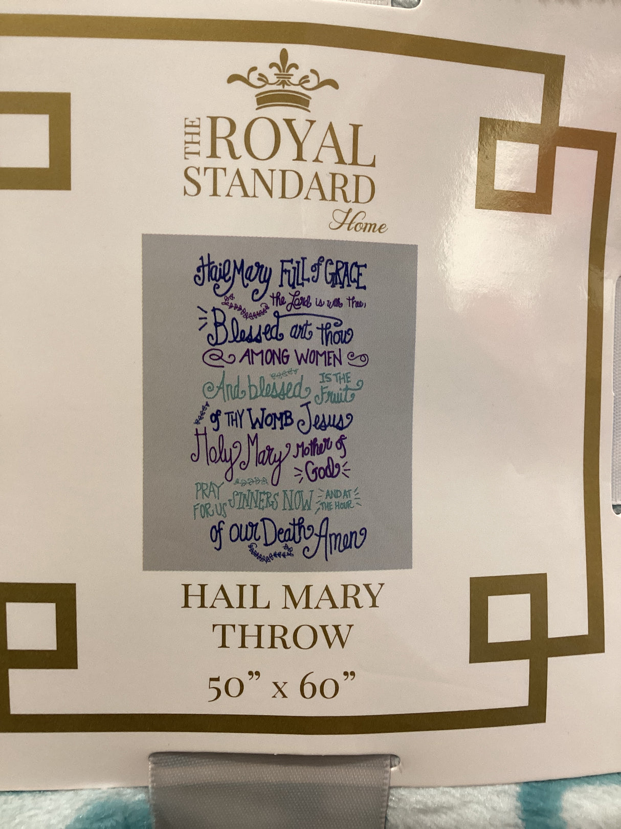 117825009 Hail Mary Throw Blue 50X60