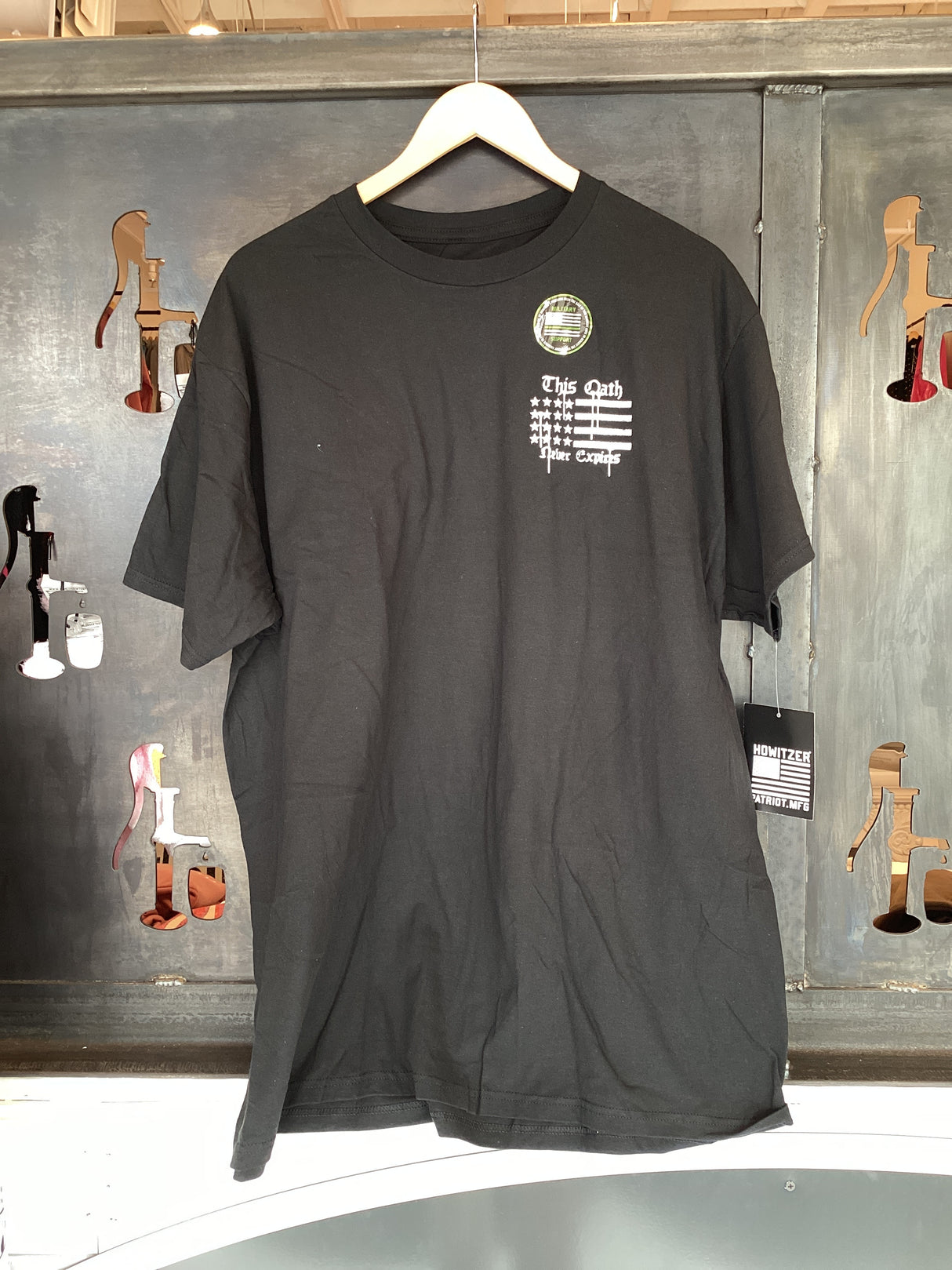 CV6767 Support and Defend S/S Tee-Black