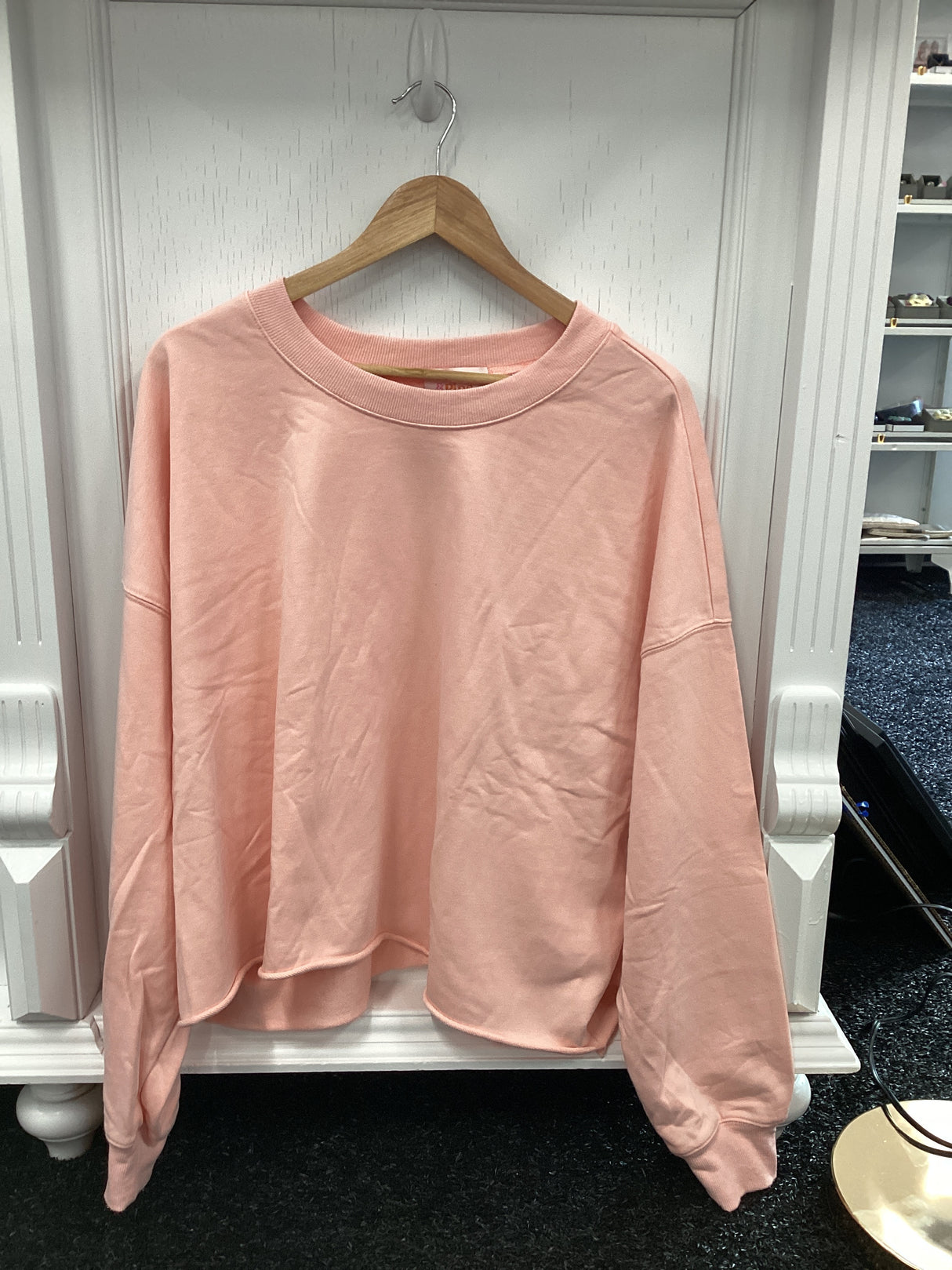 Peachy Pink L/S Crop