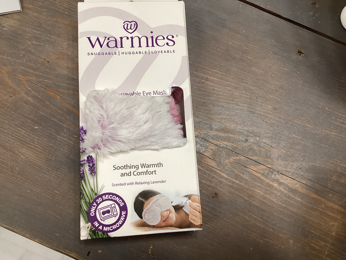 Pink Marshmallow Warmies Eye Mask