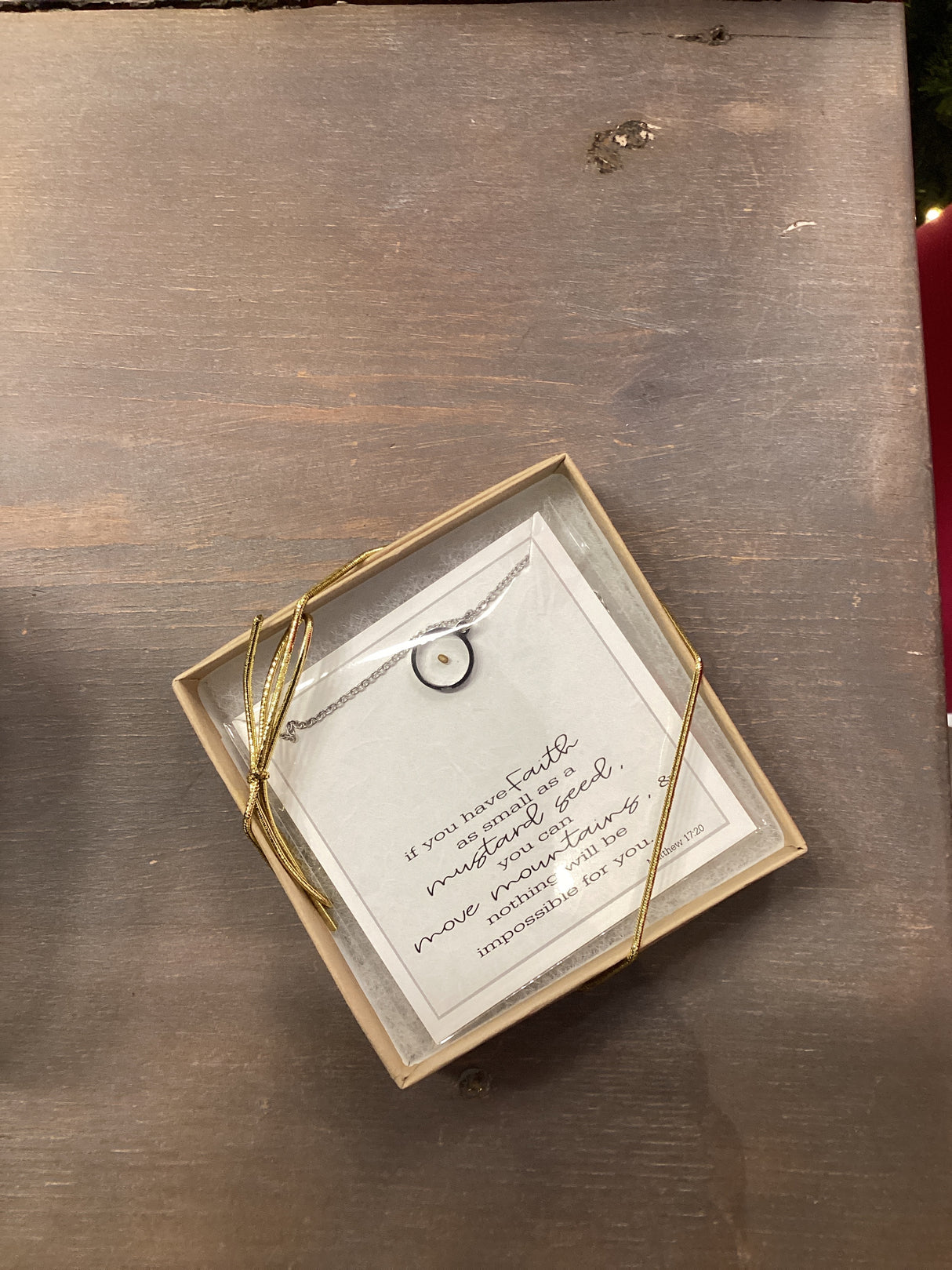 NCK-MSTSEED-CIR-G Mustard Seed Necklace