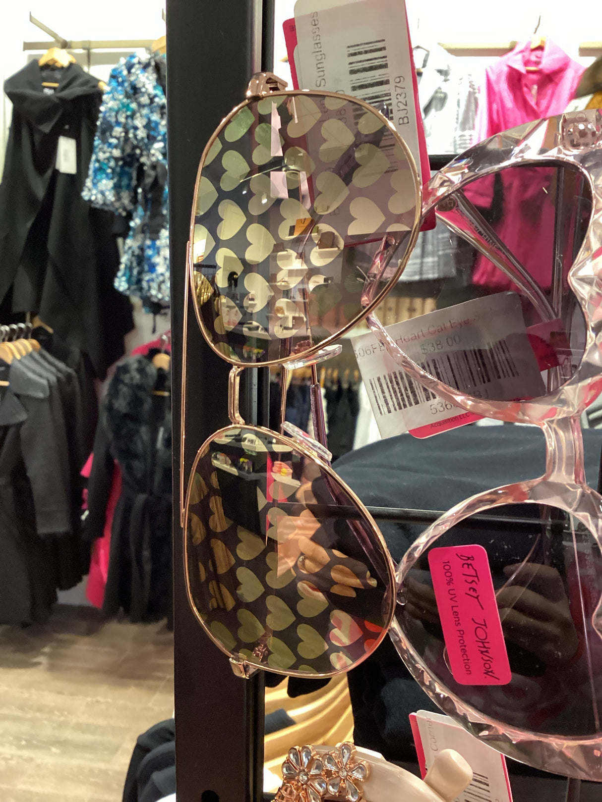 BJ2379 Heart Lens Sunglasses