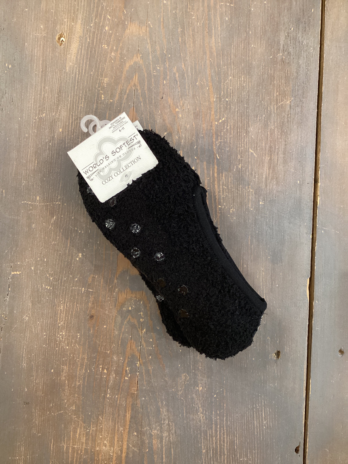 67144 W2411 OS Black 090 Footsie w/ Grippers