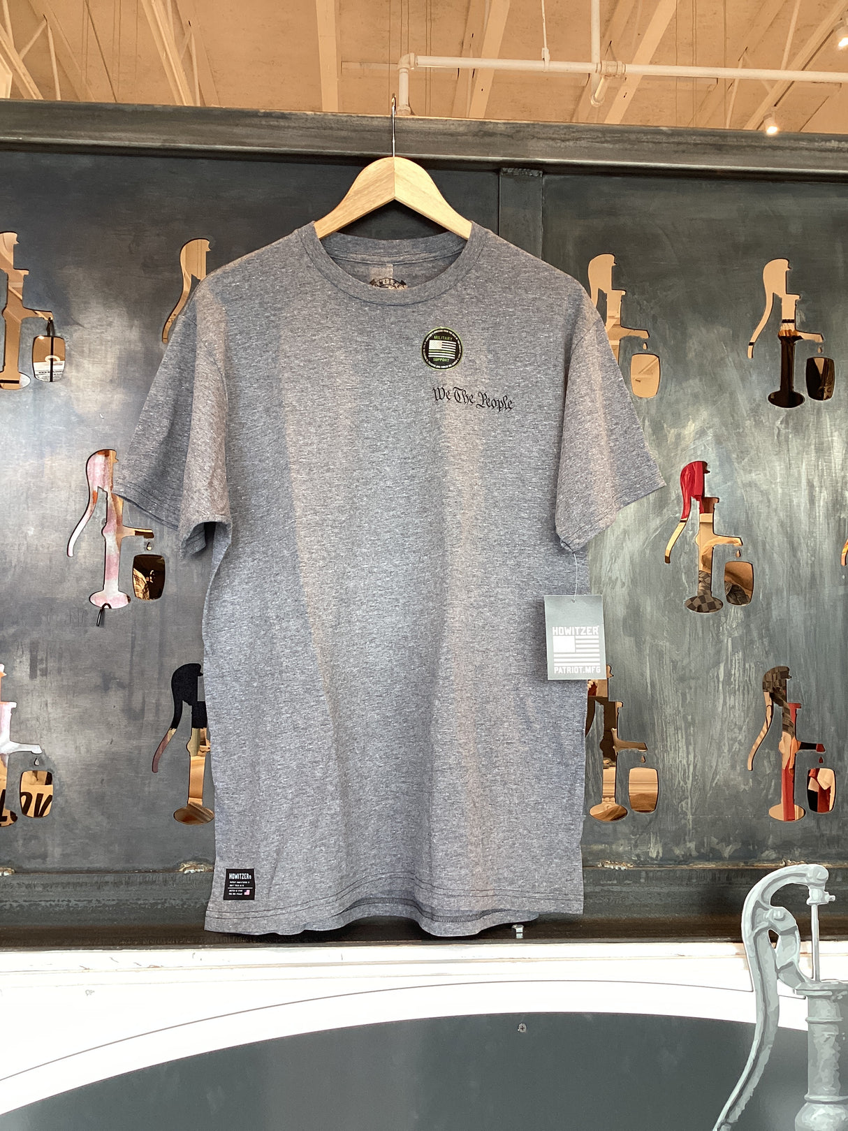 CV6769 One People S/S Tee-Graphite Heather