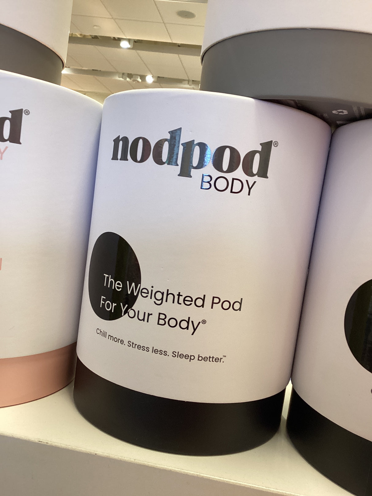 857465006265 THE WEIGHTED POD FOR YOUR  BODY - Black Onyx