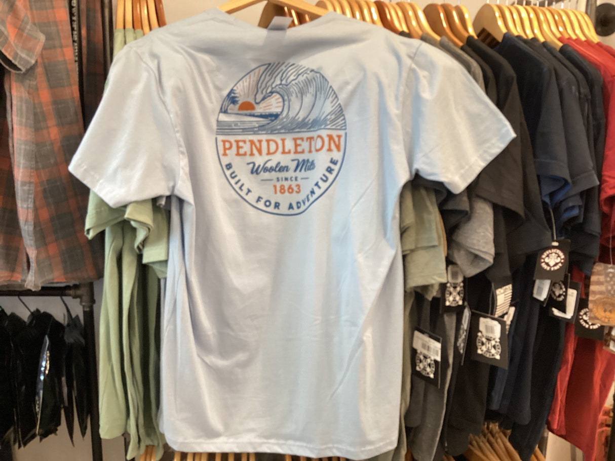 Adventure Wave Graphic Tee/ Stonewashed Denim/Navy