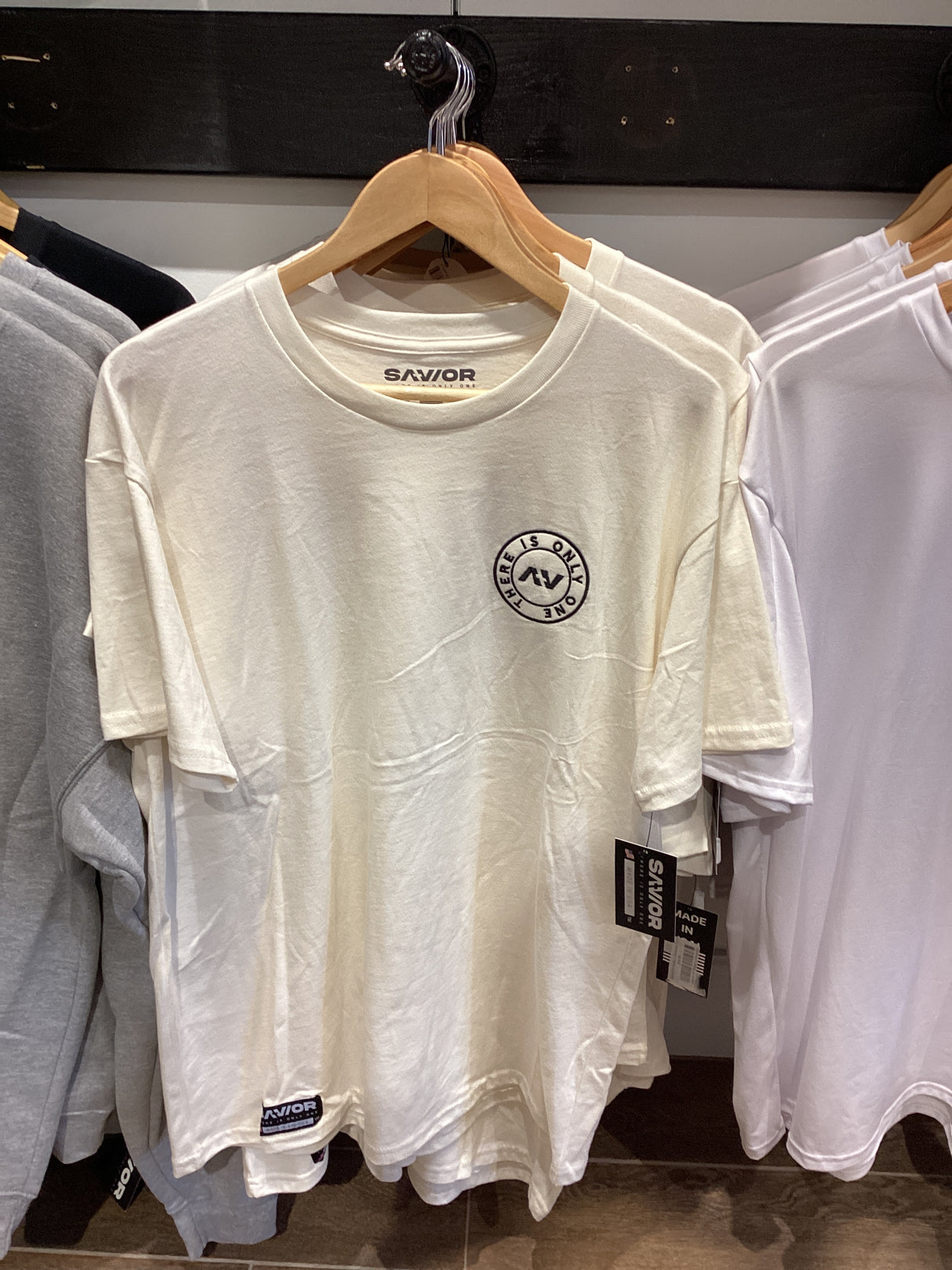 Savior Embroidered Cotton T-Shirts