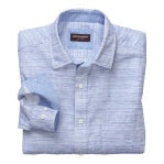 74-8626 Washed Linen Blend Shirt