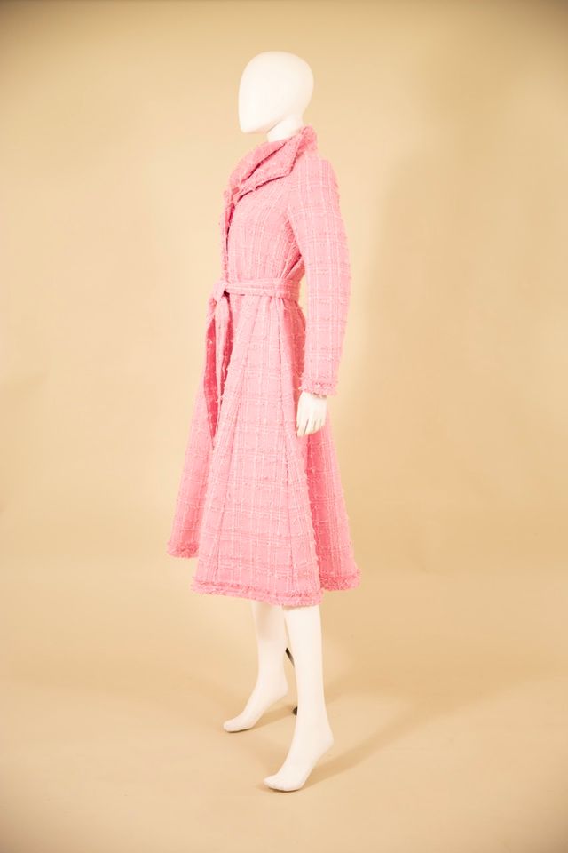 F25034 Jacquard Coat Dress