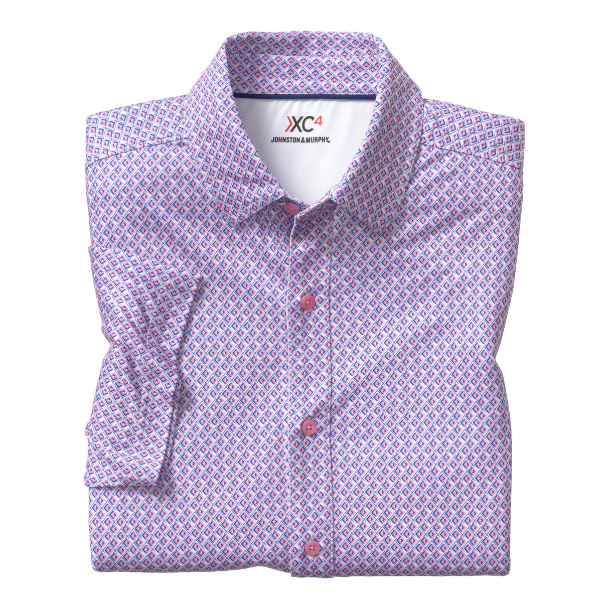 74-5677 XC4 Shirt-Pink Diamond by Johnston & Murphy