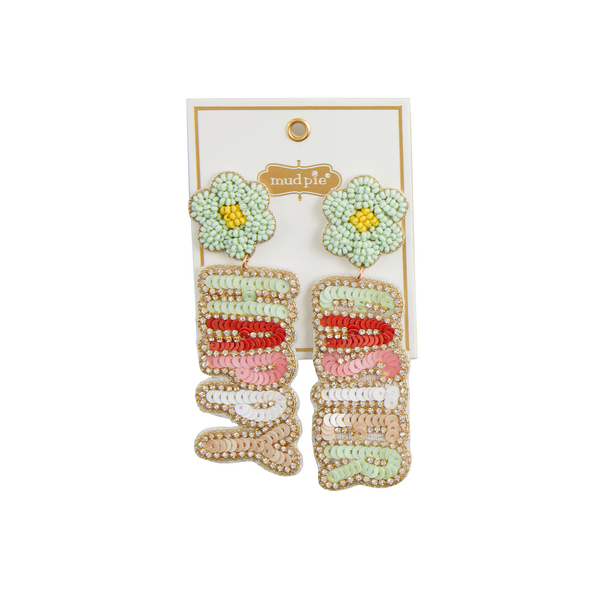 81430052GR EASTER BEADED EARRINGS-GR