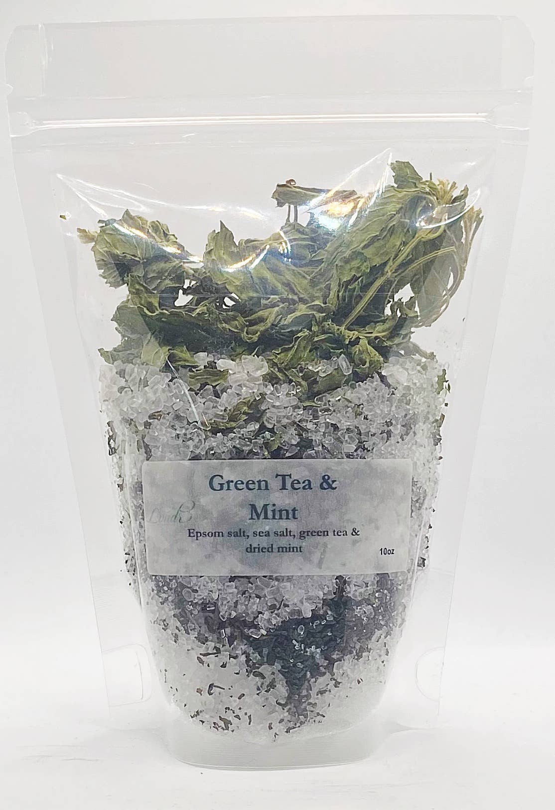 Luxury Herbal Bath Salts Green Tea Mint