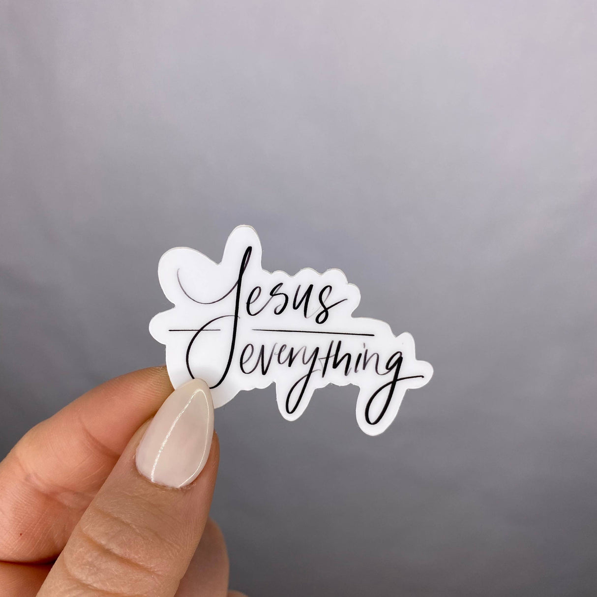 Jesus Over Everything Sticker