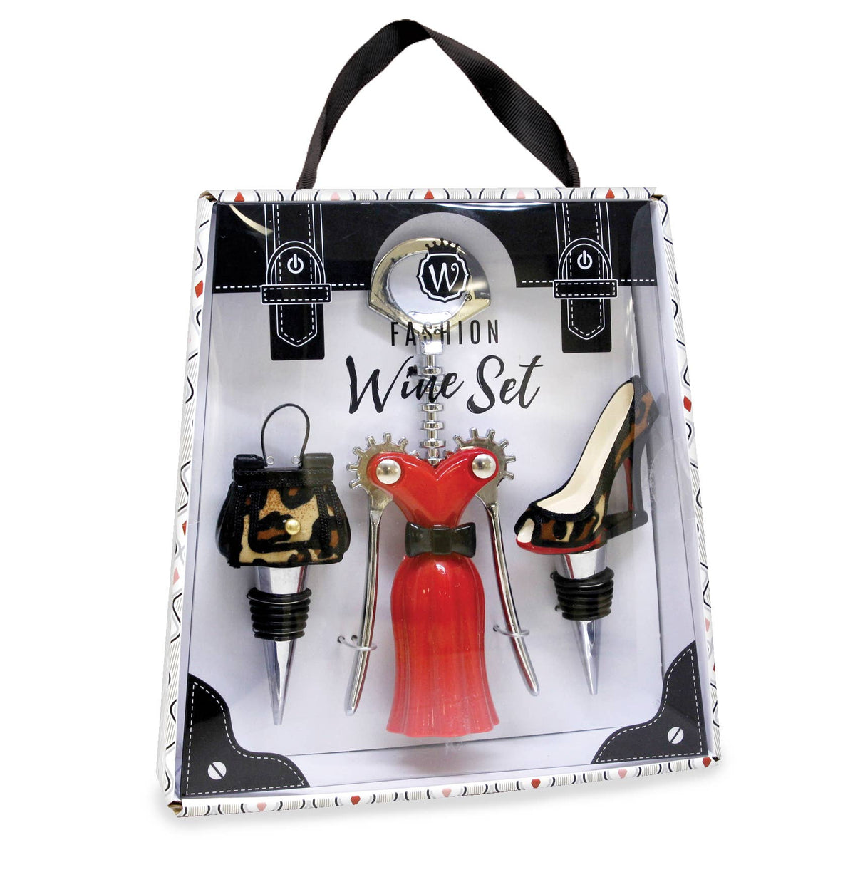 Wine Fashion S/3, Leopard