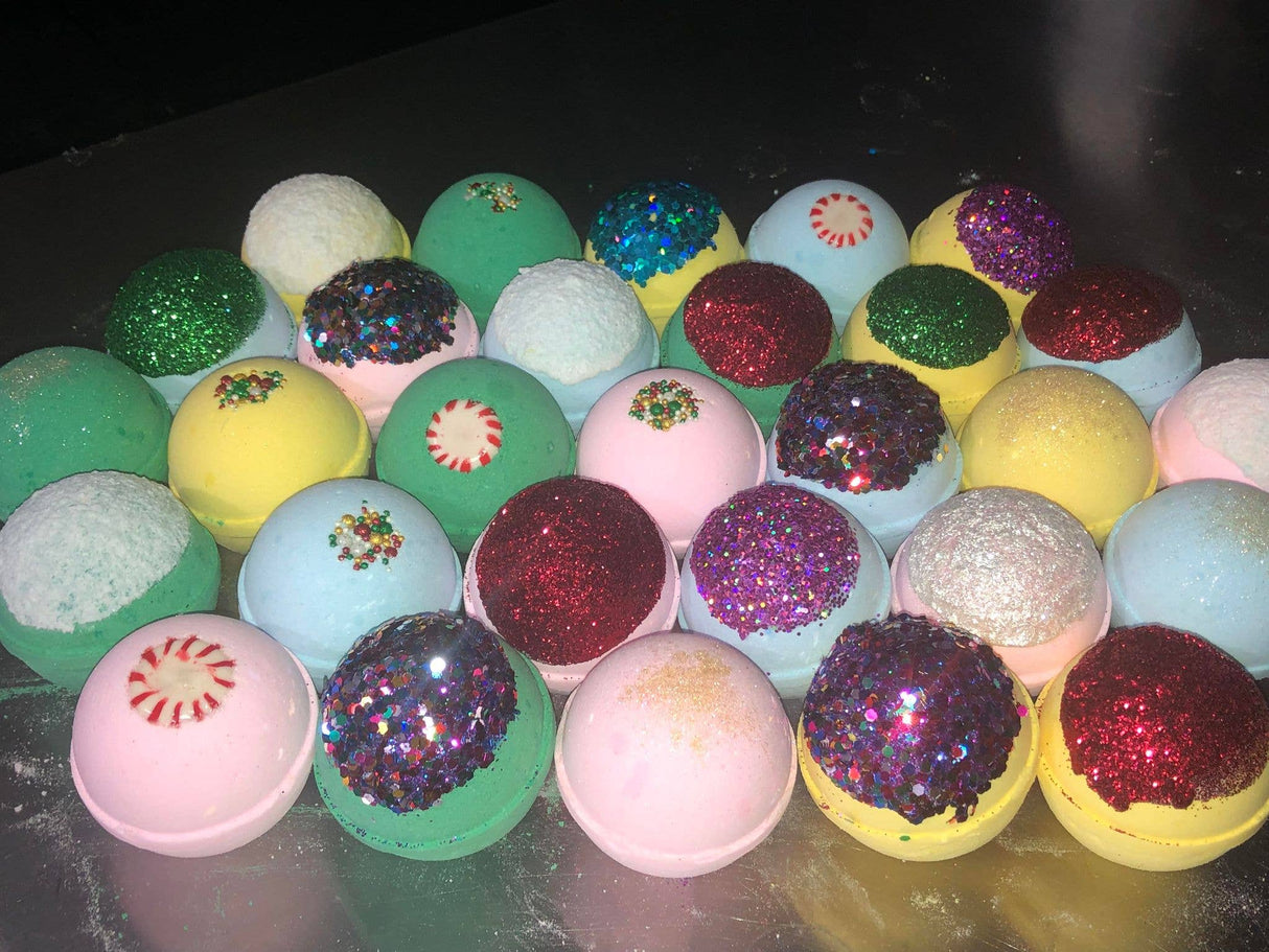 Merry & Bright Assorted Bath Bomb 12-pack