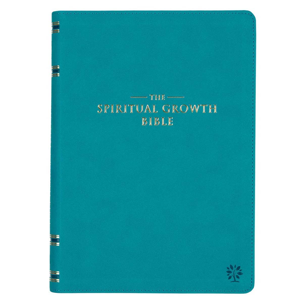 Teal Faux Leather Spiritual Growth Bible