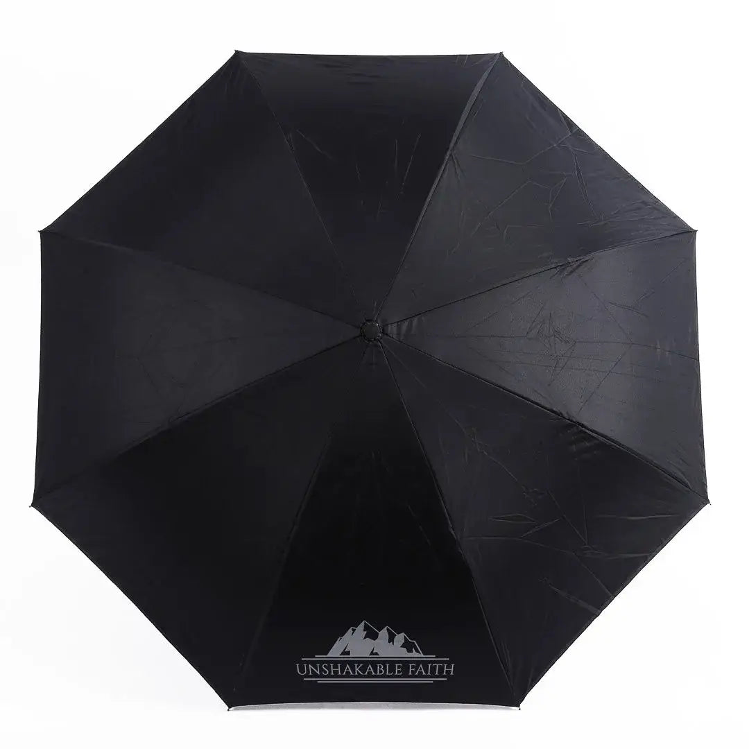 Umbrella - Reversible - Unshakable Faith - Black